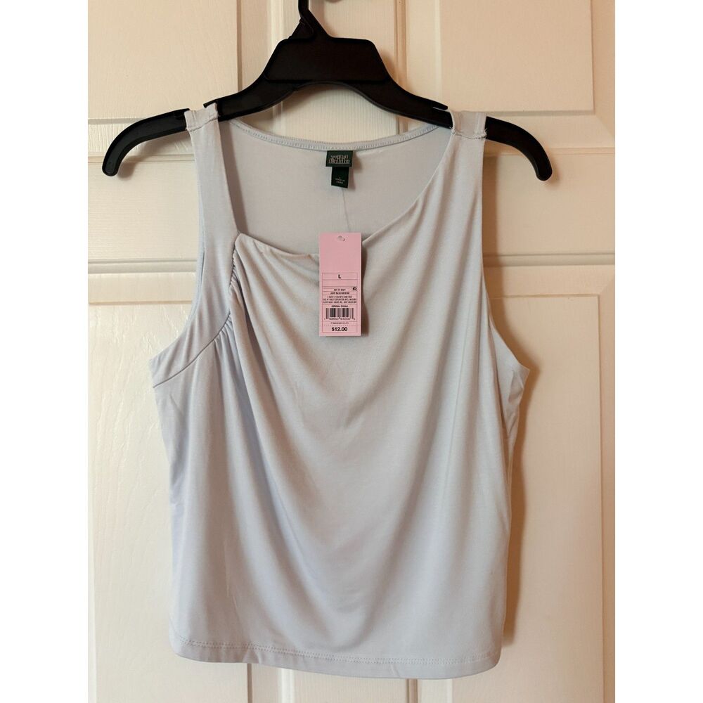 197.Wild Fable Women's Light Blue Sleeveless Tank Top Size Large NWT